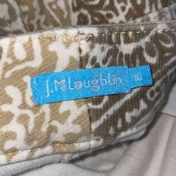 J. McLaughlin Lexi Jeans Patchwork Denim Pants Size 10 - Picture 9 of 10